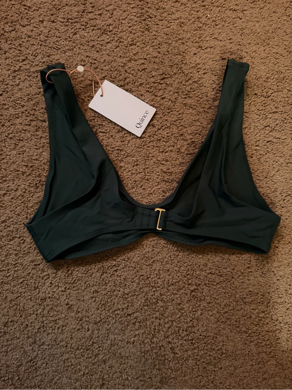 Quince Italian Plunge Bikini Top - Picture 2 of 3